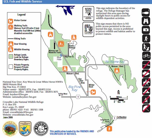 Area Map of the National Key Deer Refuge
